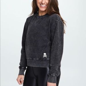 COPY - Mattie Crop Sweatshirt soulcycle